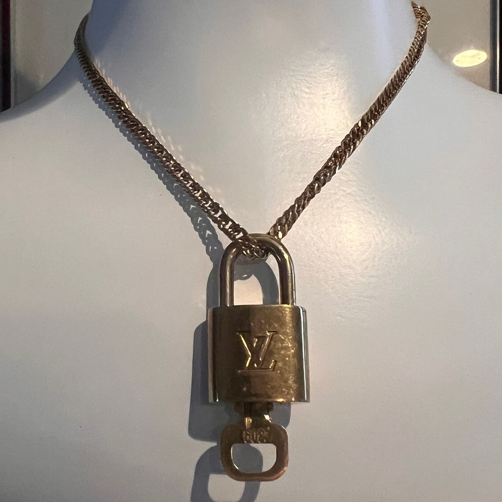 Louis Vuitton Necklace with Lock and Key Lock #309 - Picture 8 of 10